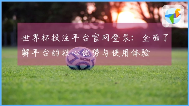 世界杯投注平台官网登录:全面了解平台的核心优势与使用体验